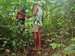 Bush Hot Sex With BBW King’s Wife During Village Ritual Stuns Me