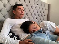 Perverted Stepdad Shoves His Huge Cock in My Mouth Till He Cums!