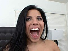 Curvy Latina Takes a Massive Creampie Deep in Her Tight Hole