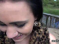 Fantastic Czech teen 18+ gets seduced in the shop and takes oral pov action