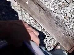 fisherman says, 'found you, stripper, now suck my dirty cock'
