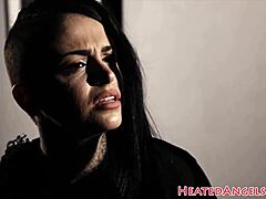 Watch This Devilish Punk Babe With Tattoos And Piercings Get Her Cunt Drilled By A Monster Cock!