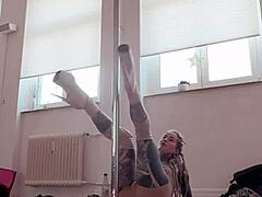 Anuskatzz presents exotic pole dance compilation with anal