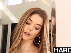 Tiny Molly Little Handles Huge Cock in HardX Lingerie