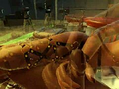 latina, suck that black cock from the futanari! oh yeah!