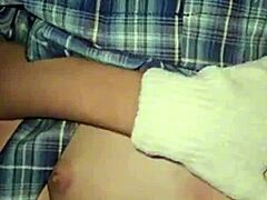delicate skinny teen gives me her body