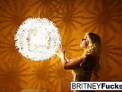 ever wanted a sexy blonde doing retro tease and solo masturbation like this?