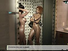 Babysitter Christiny Prepares to Leave Apartment in Game