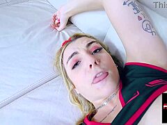 Unbelievable! Blonde Young Slut Takes Deep Anal Lesson. I Exploded Inside Her Tight Ass, What a Wild Ride!