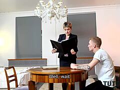 Just saw this tutor make a guy so weak he couldn’t resist banging the milf