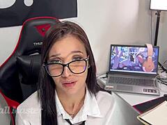 Latina Babe Sucks Professor for Better Grades at College