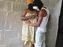 Raw Action in My Unfinished Home with Ebony Wife