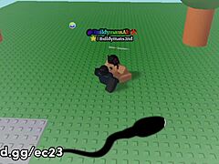 Roblox girl rides my cock hard then takes it in wet pussy and anal assfucking