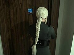 I got hard fucked by a stranger in the mouth during wild public elevator sex with my housemate.