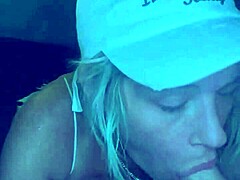 Young Whore Sucks and Gets Fucked Bareback in Public
