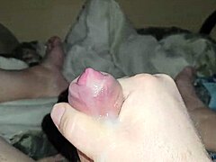 Man, that hot cum just blew my mind after that quick session.