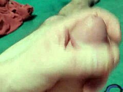 Feeling intense as I cum in one of our rare shots