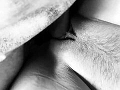 Intense closeup fucking with a massive cock. European milf gets a sticky cumshot.