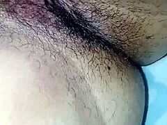 Young Virgin Latina Masturbates and Moans with Toy in Homemade Clip