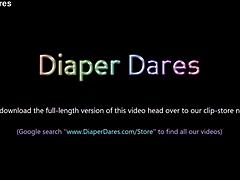 Jessica Morgan and Roxi Keogh flash nappies publicly