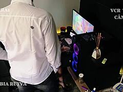 Sucked my boss’s stinky cock behind his cuck wife’s back just for a raise.