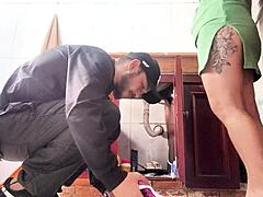Lonely housewife, why did you cheat with the plumber in the bathroom?