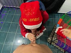 hey, wanna know what i gave my sister-in-law for christmas? a hard, thick surprise she rode till she was covered!