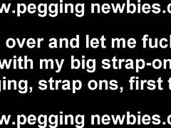 I will dominate you with my strapon cock in place