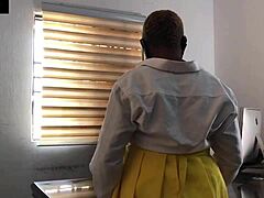 naughty student lures teacher for a wild fuck in his office.