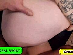 Horny Czech brunette Taylee Woods dives into a wild threesome with two studs in Budapest