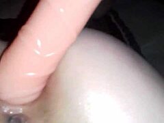 Sexy amateur is getting her ass fucked hard with toys and fisting at home.