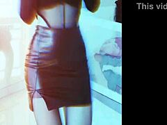 Stepmother and stepdaughter bang pervy mall LP officer at garage