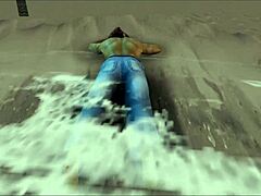 Wild Sailor Fantasy On Deserted Island With Twisted Cartoon Action And Amateur Vibes!