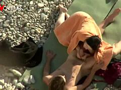 Hey, is fresh sperm as good as sunblock cream for beach voyeur fun with sexy teens?