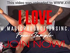 Home Alone and Ready for Exciting Strapon Play with Ebony Partner