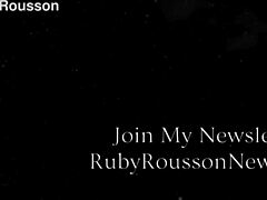 Oiled chaste boyfriend dominates with intense femdom actions in cage.