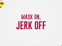 yo, masked lasirena69 jerks me off in brazzers shower scene... hot! 😍