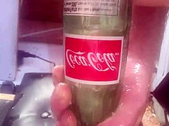 Bottle Insertion In Ass For Solo Masturbation