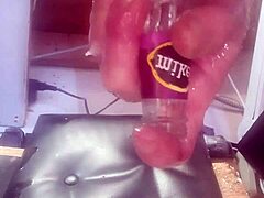 Bottle Insertion In Ass For Solo Masturbation