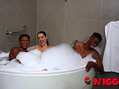 First time interracial double penetration with Briseida Myers