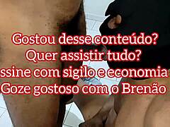 Brazilian bodybuilder with muscular butt bends over for intense domination play. He takes it all with power.
