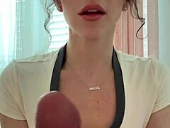 Just giving my boyfriend an ASMR handjob with whispers.