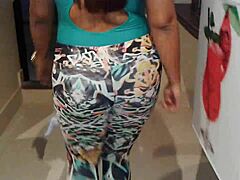 Watch Me Grope My Ass In New Nylon Leggings!