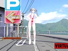 I-I can't stop masturbaing while dancing as a futanari, it's soo good!