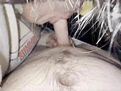 bbw uses her entire throat to swallow cock