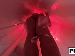hot kendra cole TAKES A SEXY SHOWER in steamy solo action