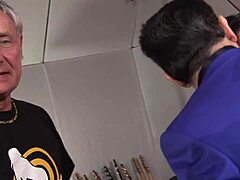 Amanda takes two dicks sexy bent