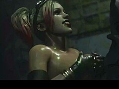 Wow, Harley’s titfucking a massive rod like a pro! 😍