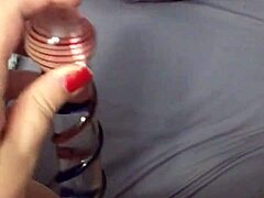 Solo girl explores her body with favorite dildo toys. She teases every inch in close detail.
