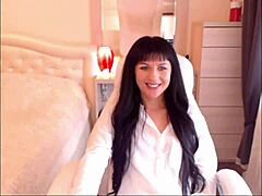 small tit brunette helga muah aka jessy sexy strip & tease
